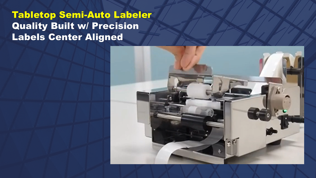 Convenient tabletop labeler