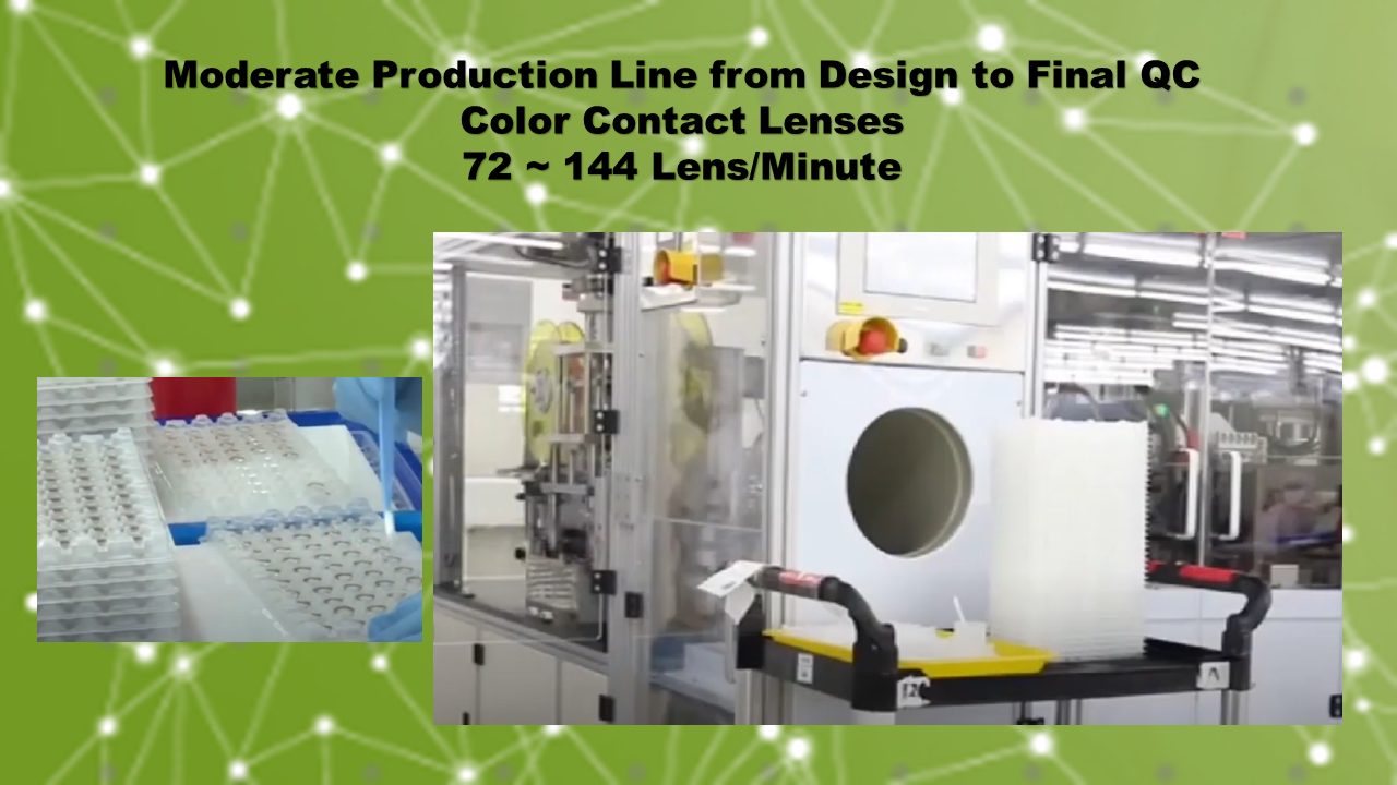 Moderate Sized Contact Lenses Production Site