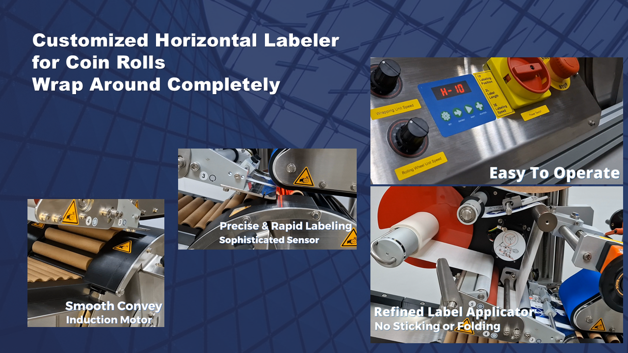 Wrap around coin rolls