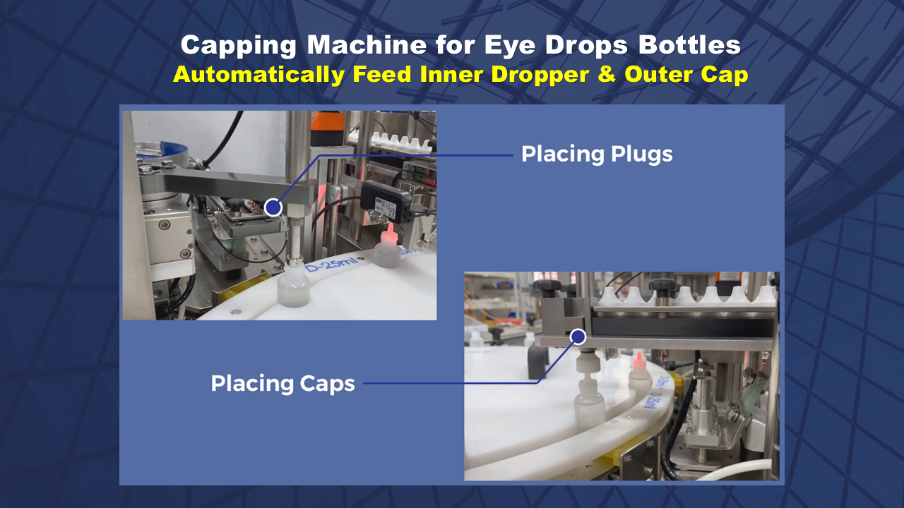 Automatically feed inner & outer caps